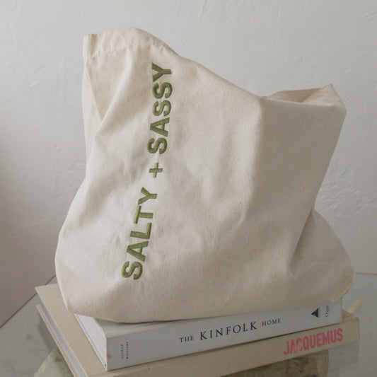Salty + Sassy Tote Bag