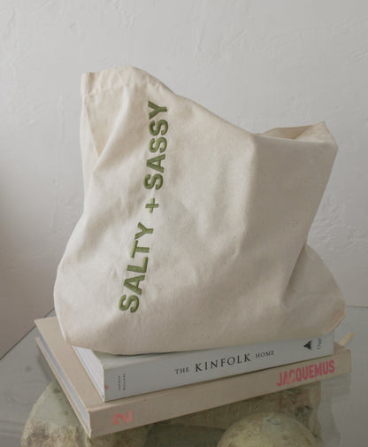 Salty + Sassy Tote Bag