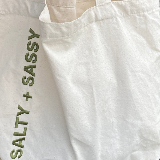 Salty + Sassy Tote Bag